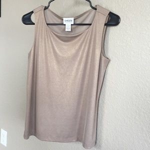 Chico’s Travelers - Shimmery Sleeveless Tank Top
